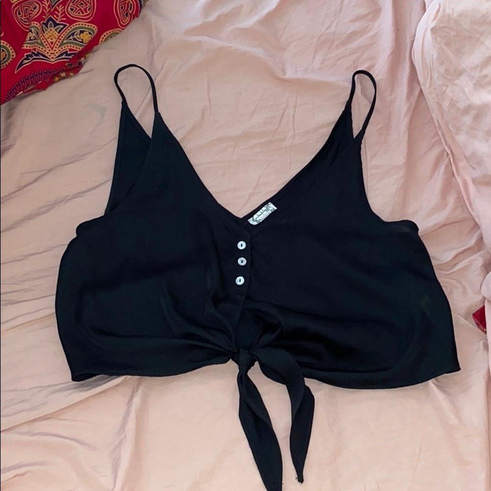 Free people silk/polyester tank top